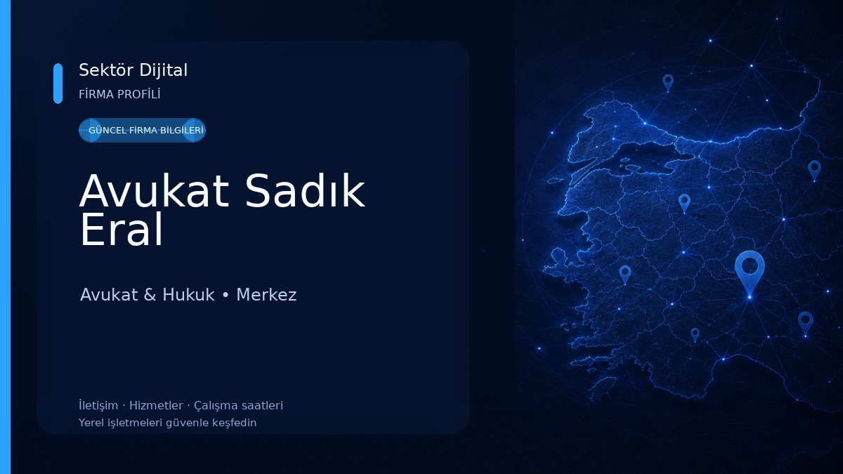 Avukat Sadık Eral Avukat & Hukuk