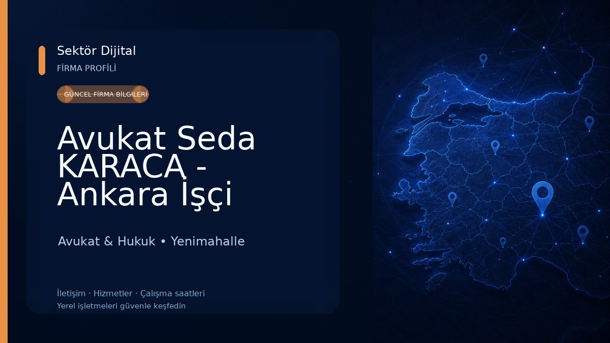 Avukat Seda KARACA - Ankara İşçi Avukatı - Boşanma Avukatı - Memur ve Disiplin Suçları - Ceza Avukatı Avukat & Hukuk