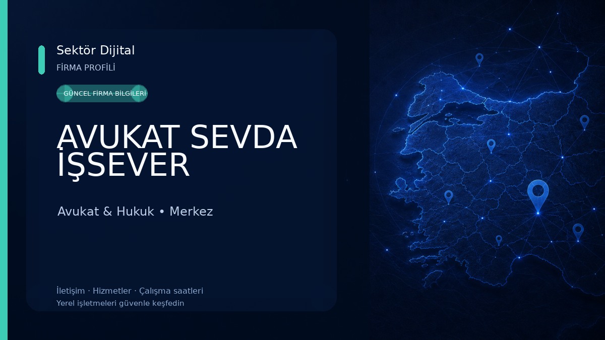 AVUKAT SEVDA İŞSEVER Avukat & Hukuk