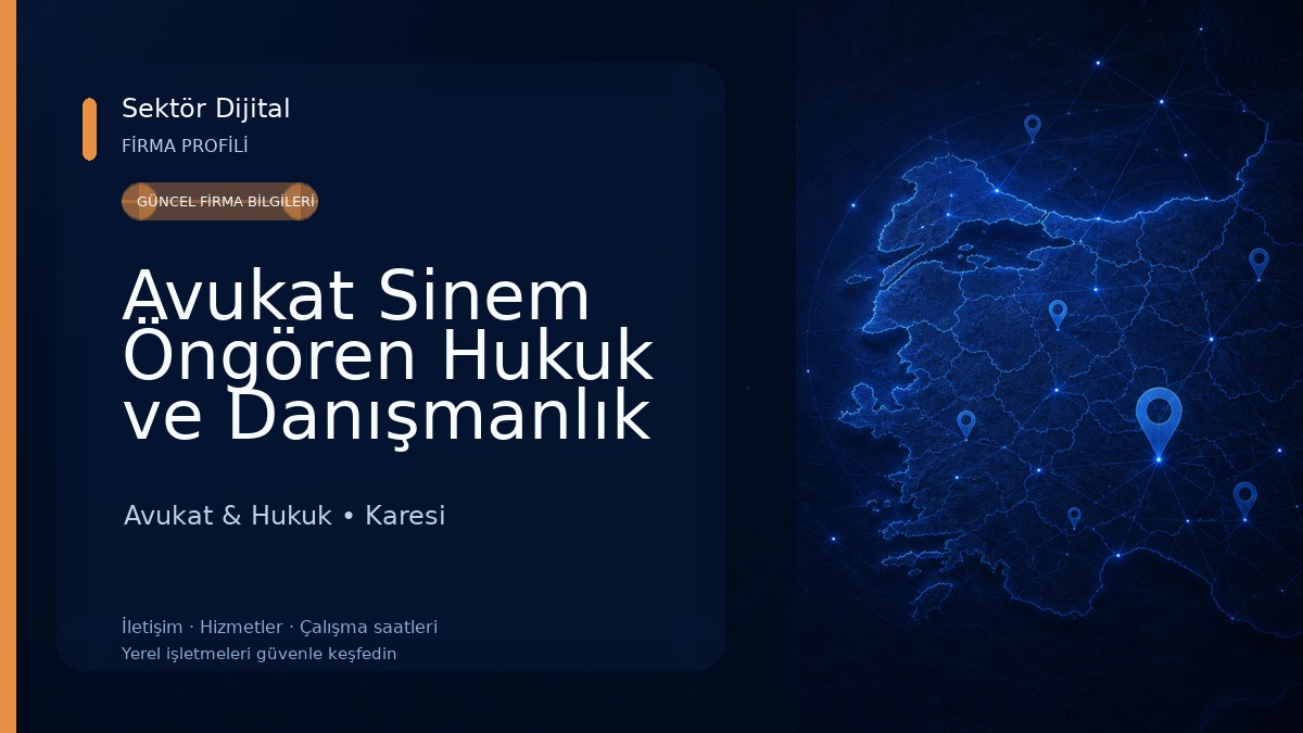 Avukat Sinem Öngören Hukuk ve Danışmanlık Bürosu Avukat & Hukuk