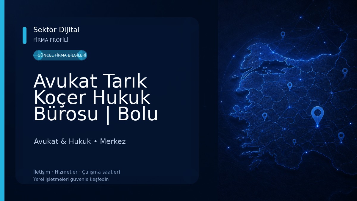 Avukat Tarık Koçer Hukuk Bürosu | Bolu Boşanma Avukatı,Bolu Ceza Avukatı,Bolu Kira Tahliye Avukatı 