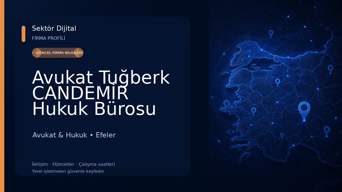 Avukat Tuğberk CANDEMİR Hukuk Bürosu Avukat & Hukuk