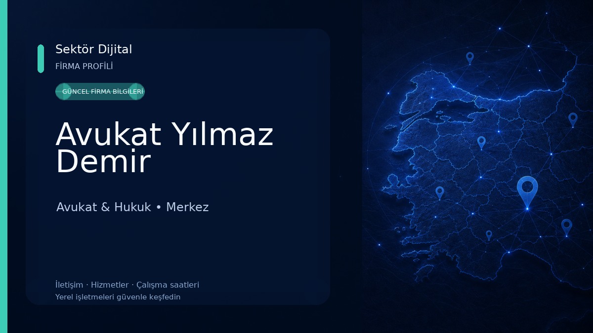 Avukat Yılmaz Demir 