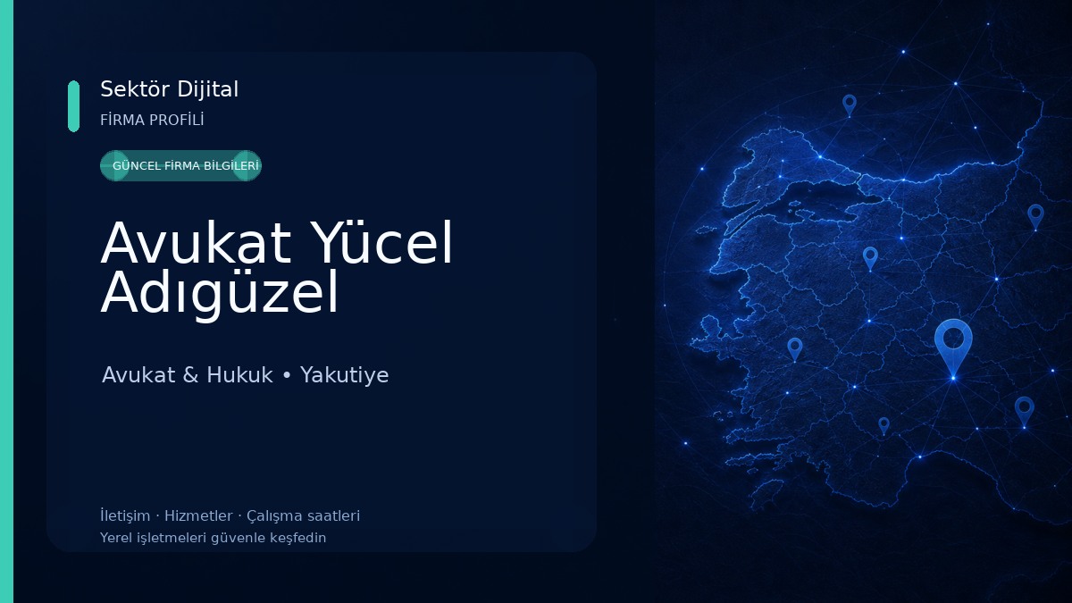 Avukat Yücel Adıgüzel Avukat & Hukuk