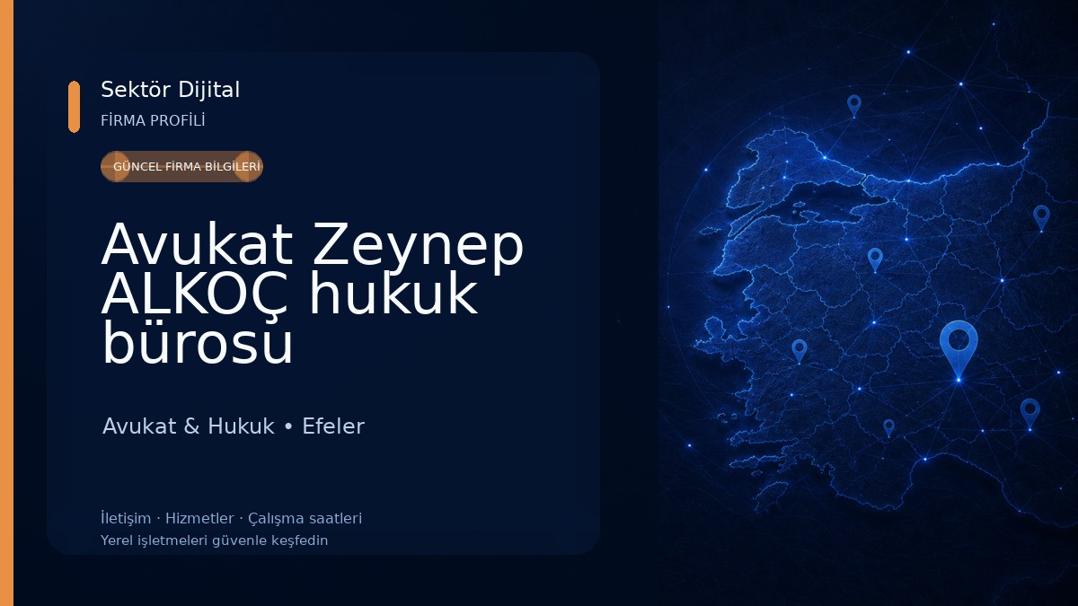 Avukat Zeynep ALKOÇ hukuk bürosu Avukat & Hukuk