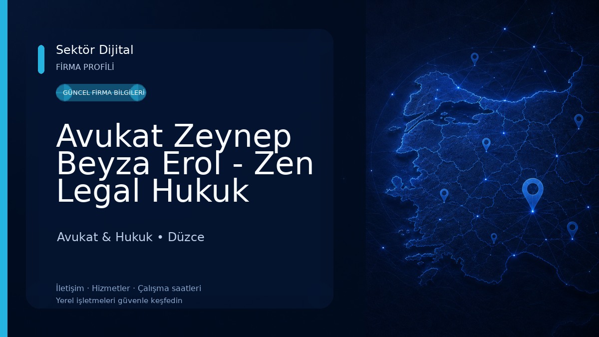 Avukat Zeynep Beyza Erol - Zen Legal Hukuk Bürosu Avukat & Hukuk