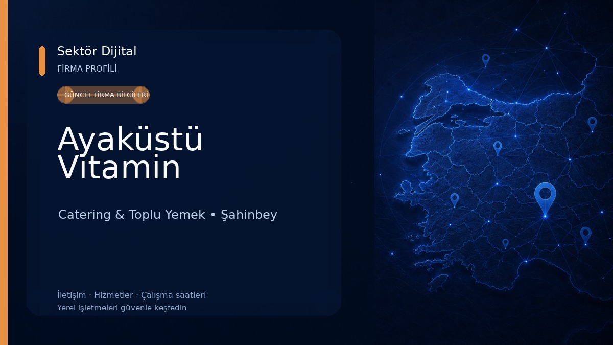 Ayaküstü Vitamin Catering & Toplu Yemek