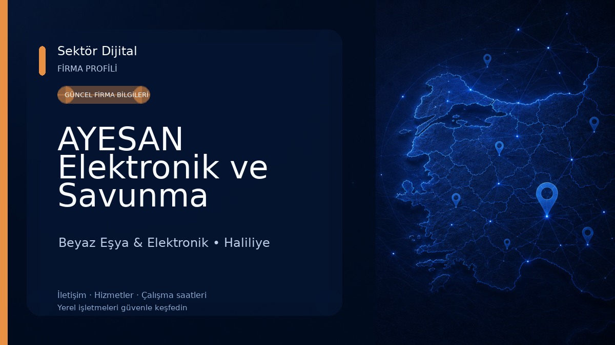 AYESAN Elektronik ve Savunma Teknolojileri Beyaz Eşya & Elektronik