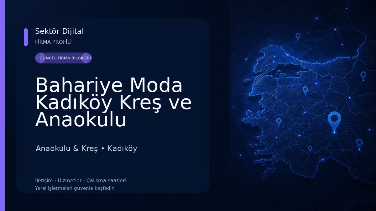 Bahariye Moda Kadıköy Kreş ve Anaokulu Anaokulu & Kreş