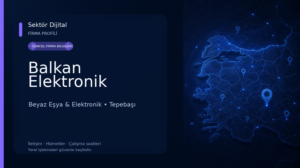 Balkan Elektronik Beyaz Eşya & Elektronik