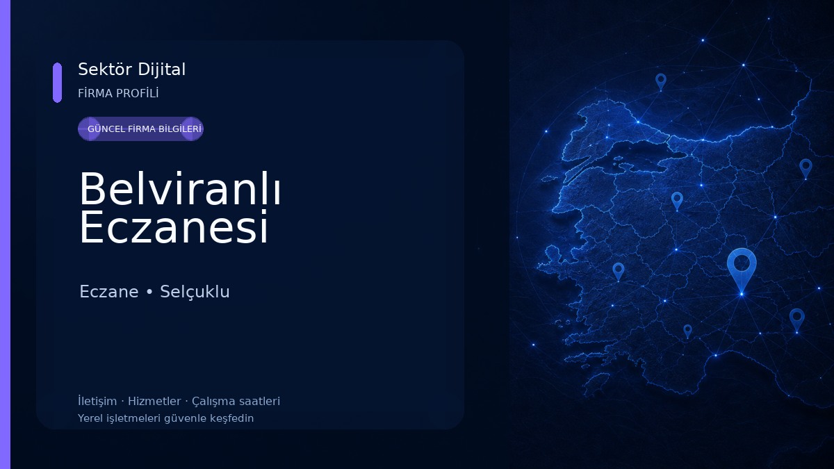 Belviranlı Eczanesi Eczane