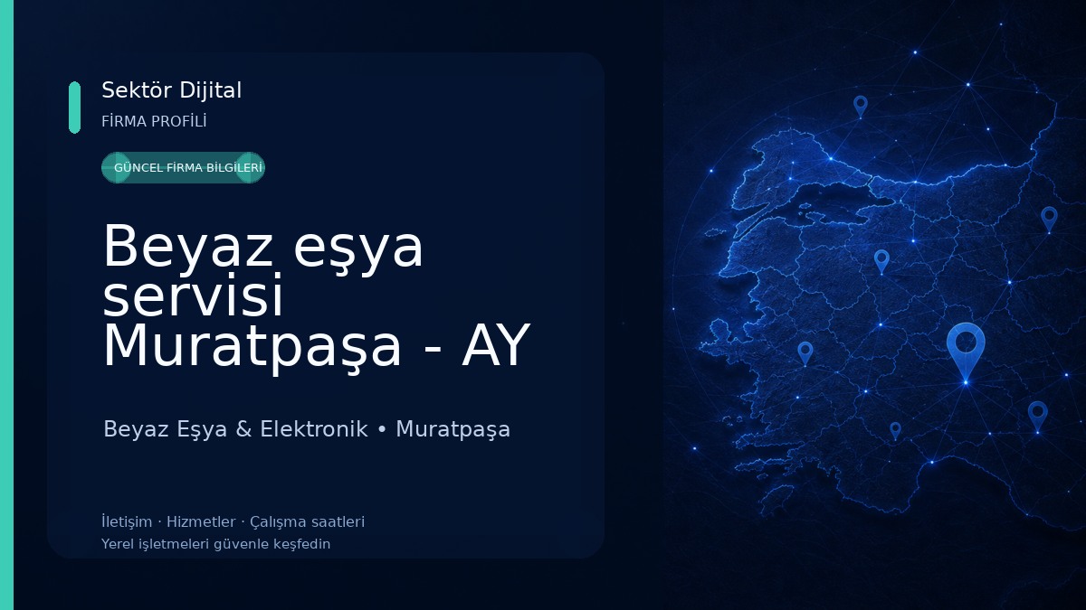 Beyaz eşya servisi Muratpaşa - AY Teknik Beyaz Eşya & Elektronik