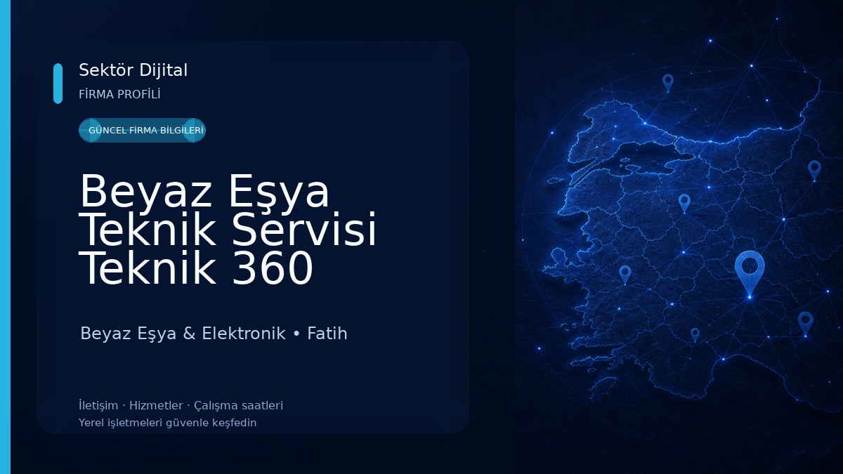 Beyaz Eşya Teknik Servisi Teknik 360 Beyaz Eşya & Elektronik