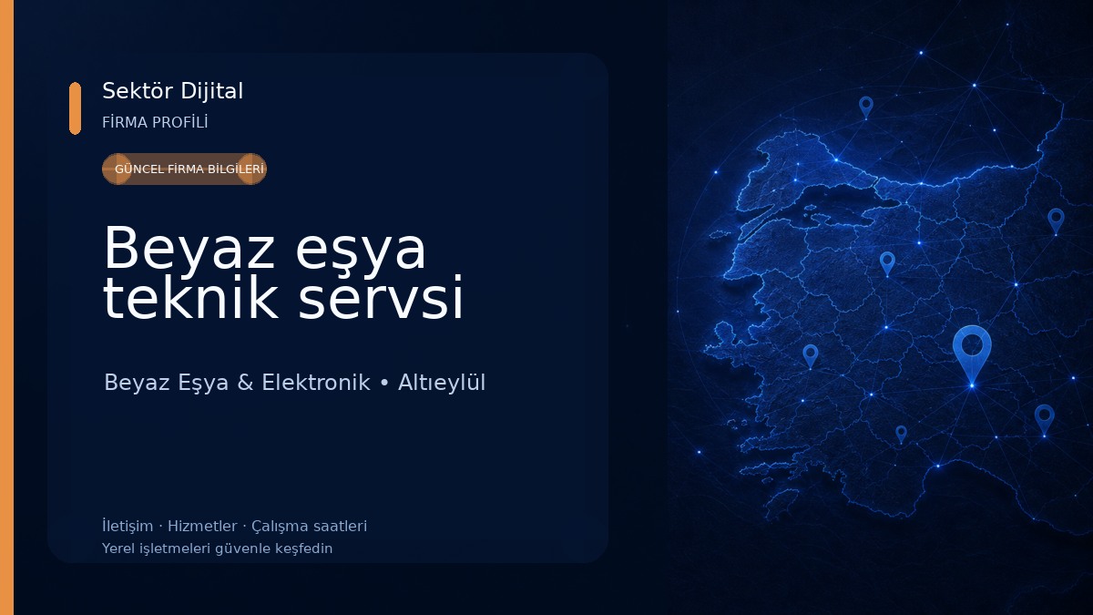 Beyaz eşya teknik servsi Beyaz Eşya & Elektronik