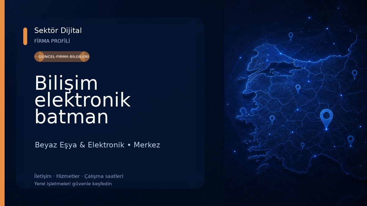 Bilişim elektronik batman Beyaz Eşya & Elektronik