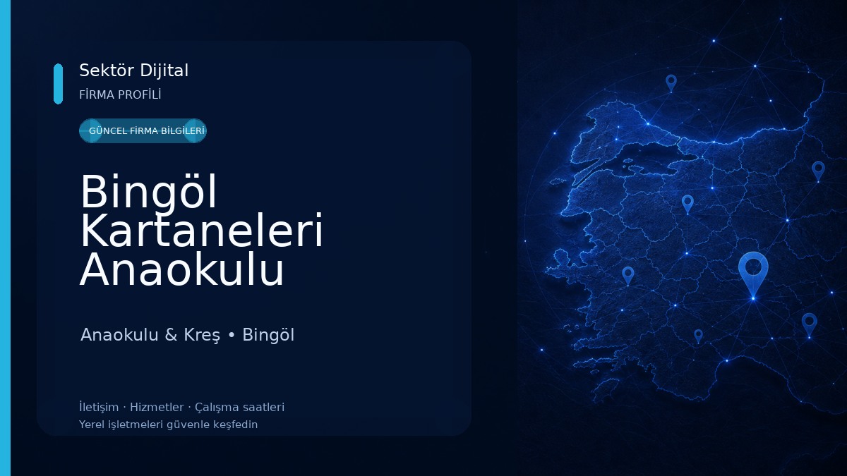 Bingöl Kartaneleri Anaokulu Anaokulu & Kreş