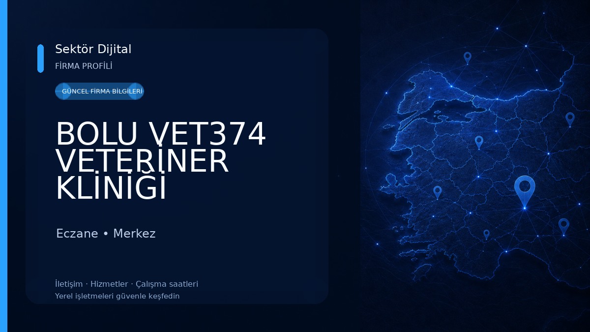 BOLU VET374 VETERİNER KLİNİĞİ 