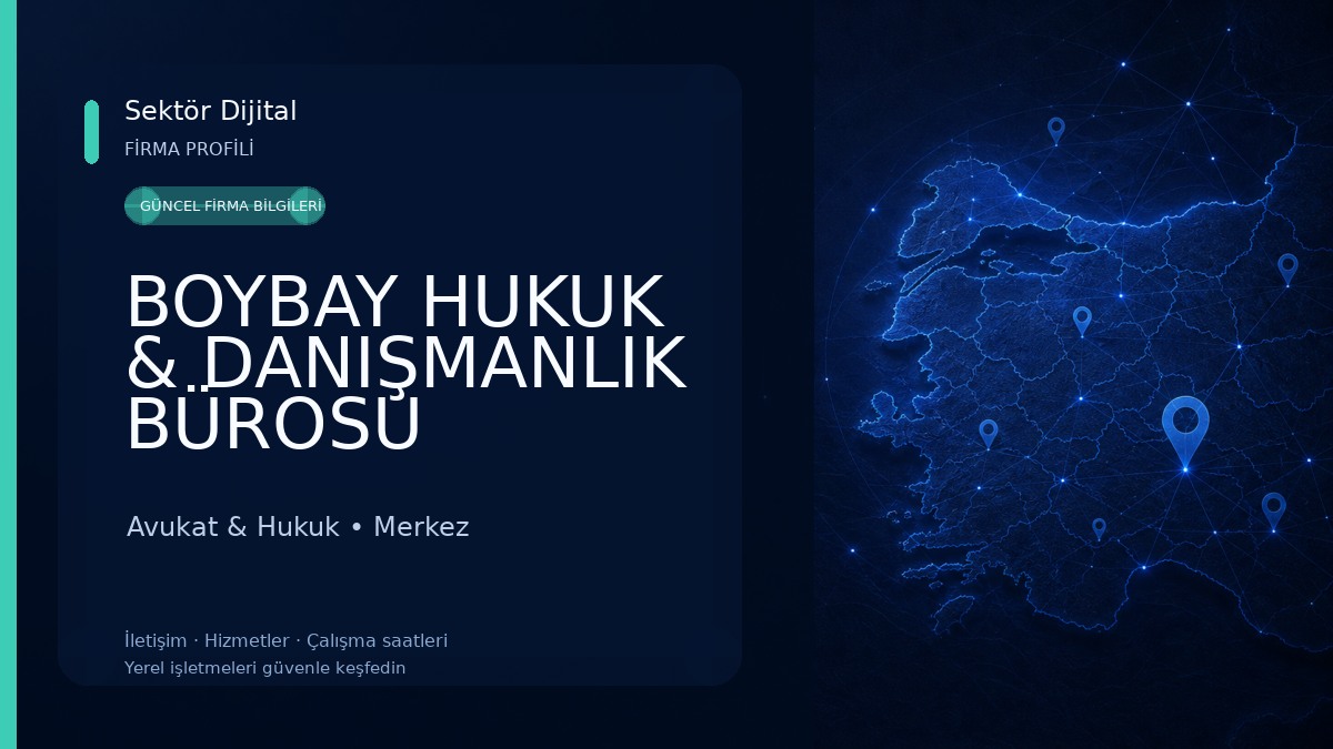 BOYBAY HUKUK & DANIŞMANLIK BÜROSU Avukat & Hukuk