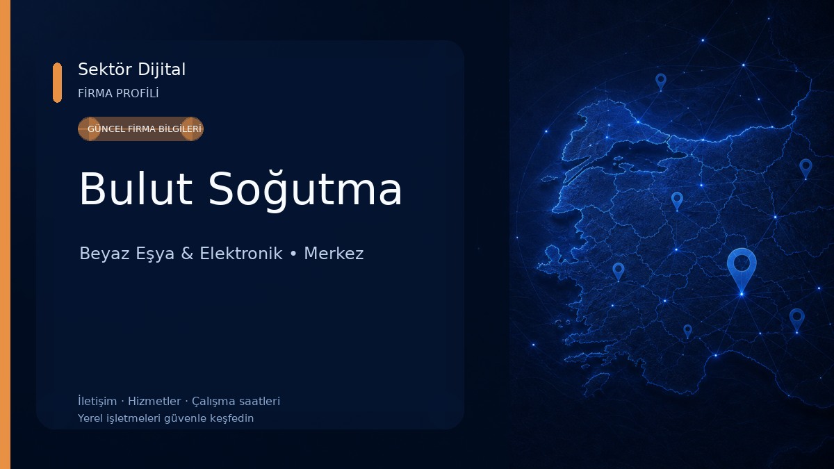 Bulut Soğutma Beyaz Eşya & Elektronik