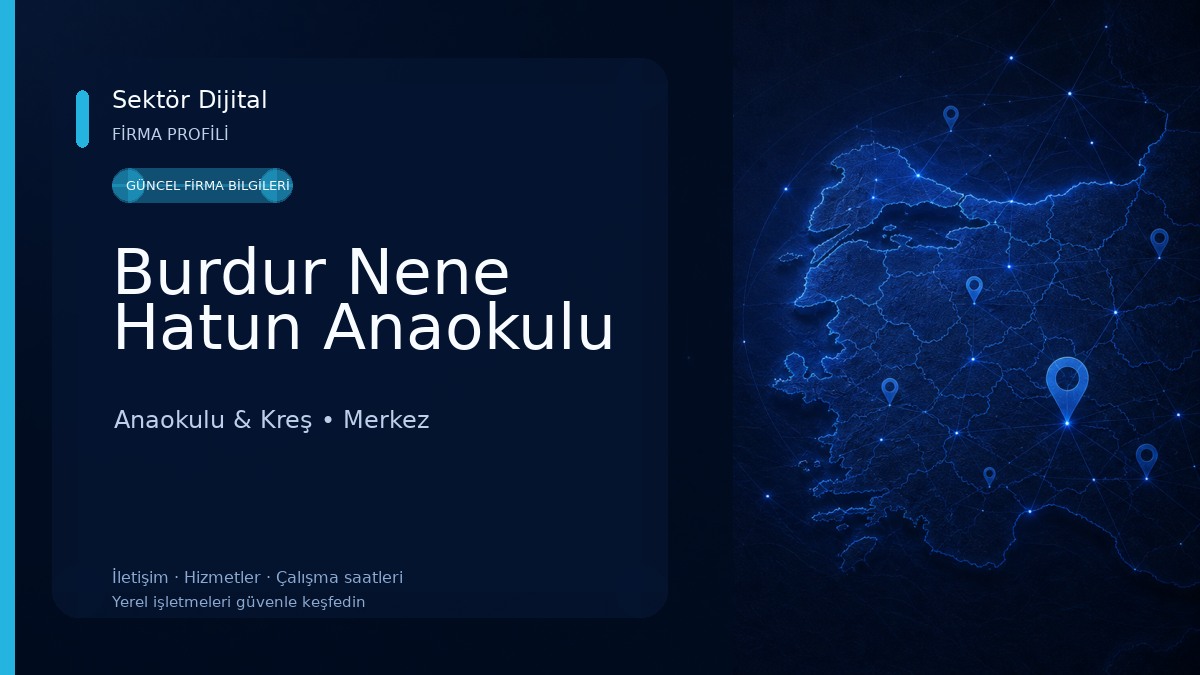 Burdur Nene Hatun Anaokulu