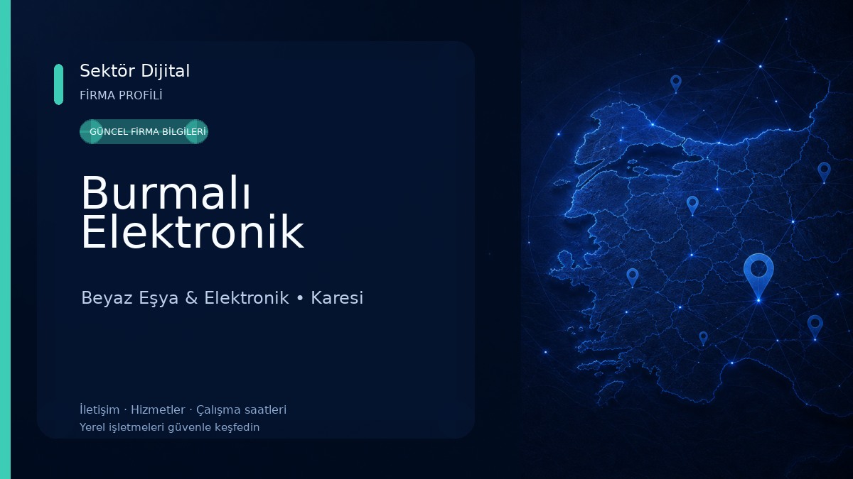 Burmalı Elektronik Beyaz Eşya & Elektronik