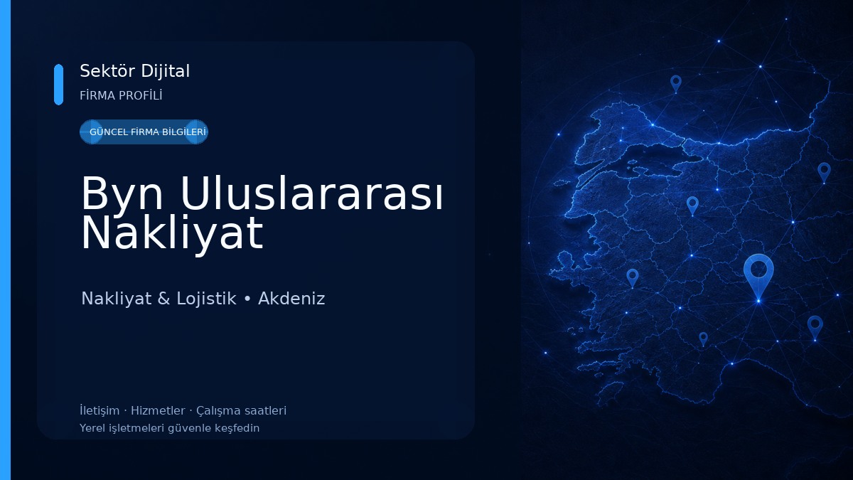 Byn Uluslararası Nakliyat Nakliyat & Lojistik