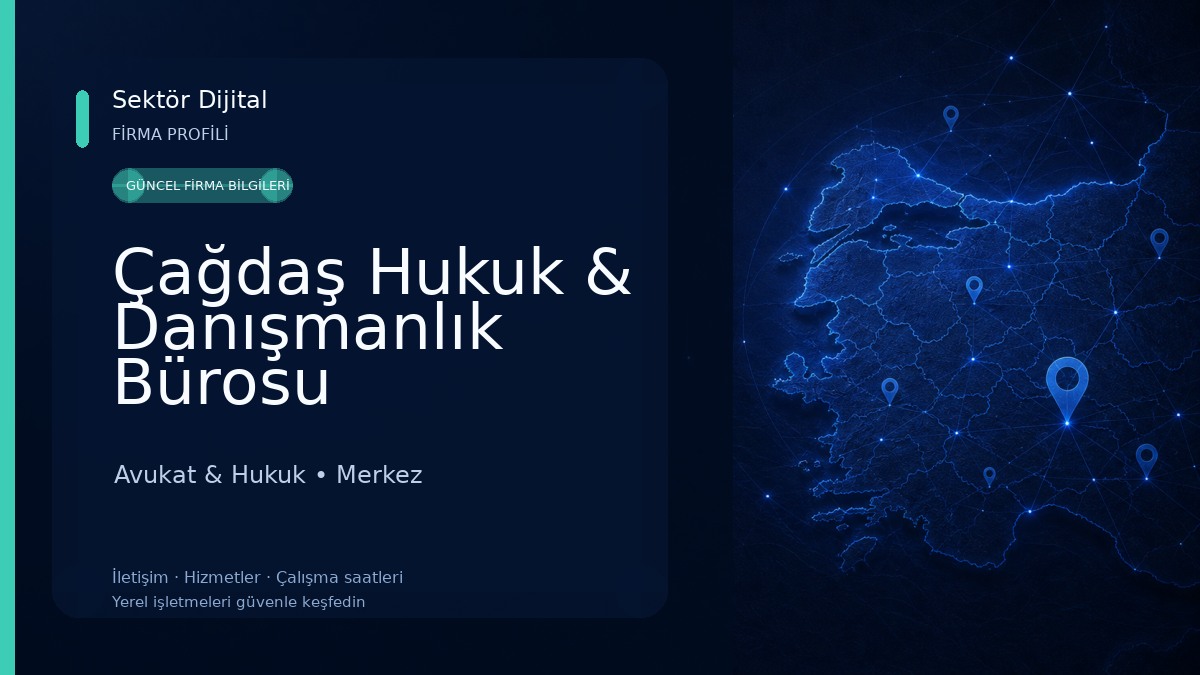 Çağdaş Hukuk & Danışmanlık Bürosu Avukat & Hukuk