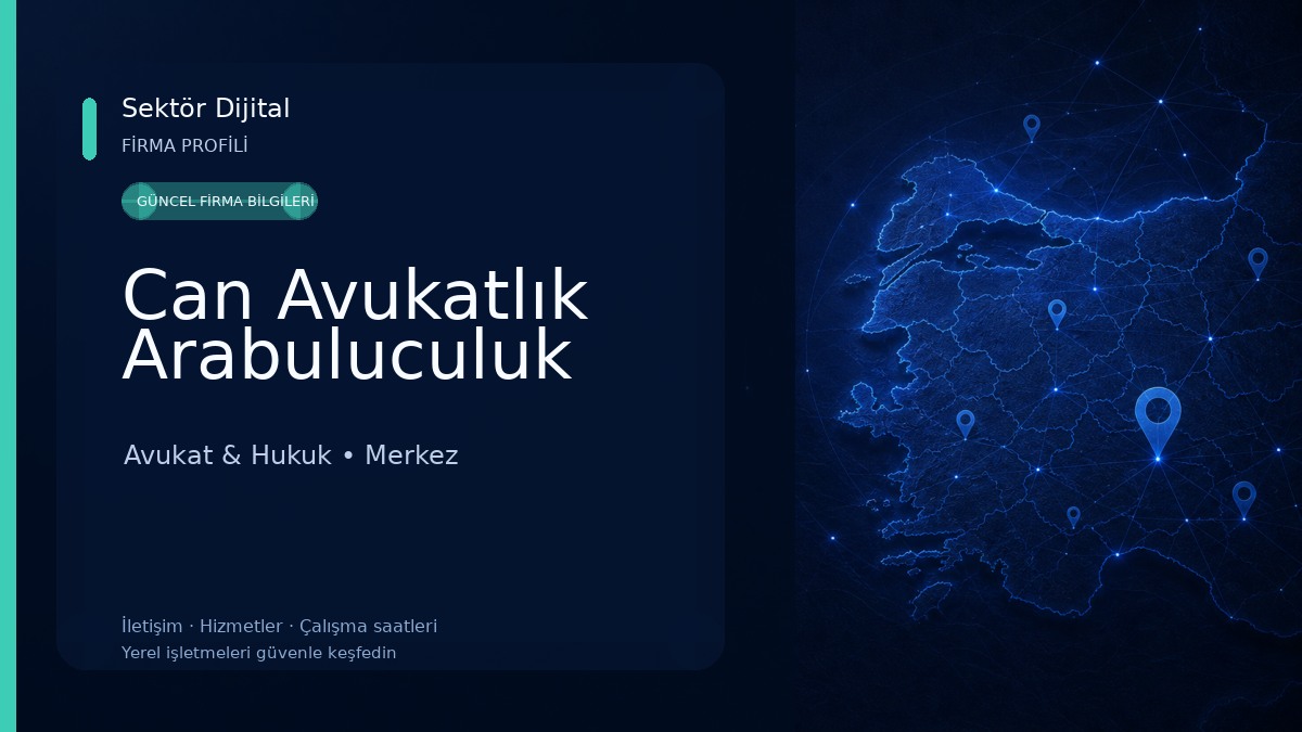 Can Avukatlık Arabuluculuk Avukat & Hukuk