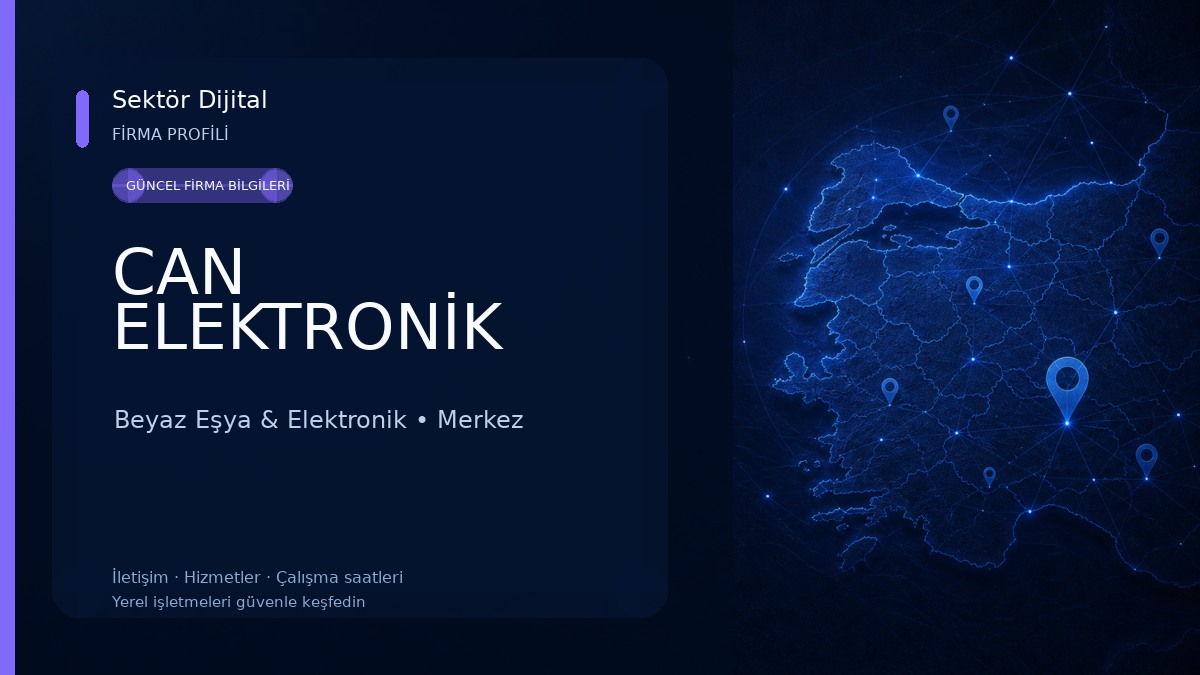 CAN ELEKTRONİK Beyaz Eşya & Elektronik
