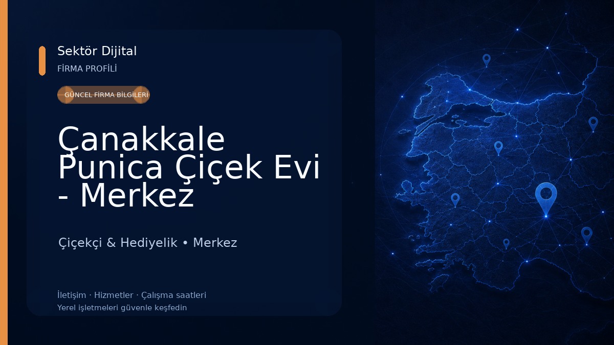 Çanakkale Punica Çiçek Evi - Merkez 