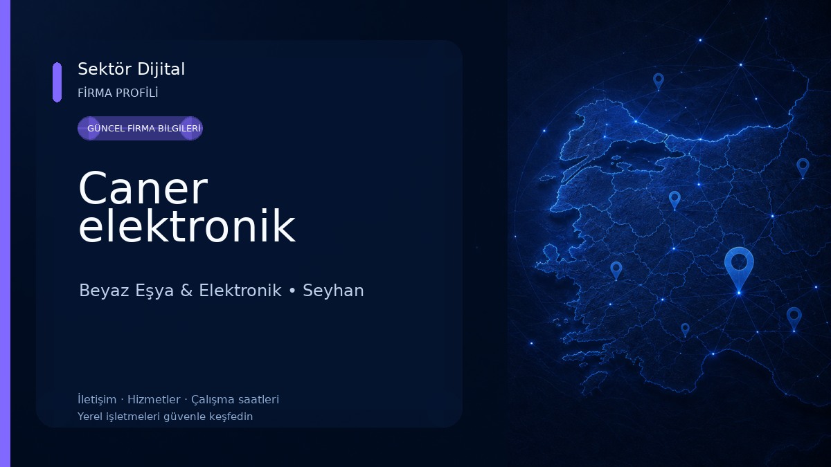 Caner elektronik Beyaz Eşya & Elektronik