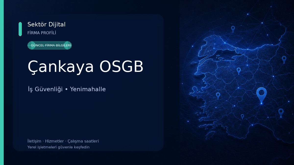 Çankaya OSGB İş Güvenliği