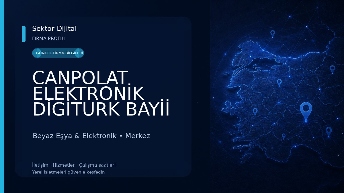 CANPOLAT ELEKTRONİK DİGİTURK BAYİİ ARAS KARGO TESLİMAT NOKTASI Beyaz Eşya & Elektronik