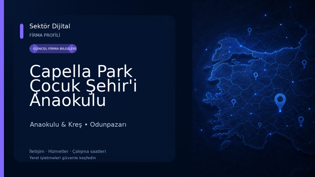 Capella Park Çocuk Şehir'i Anaokulu Anaokulu & Kreş