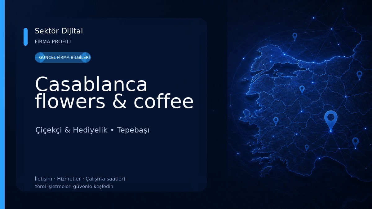 Casablanca flowers & coffee Çiçekçi & Hediyelik