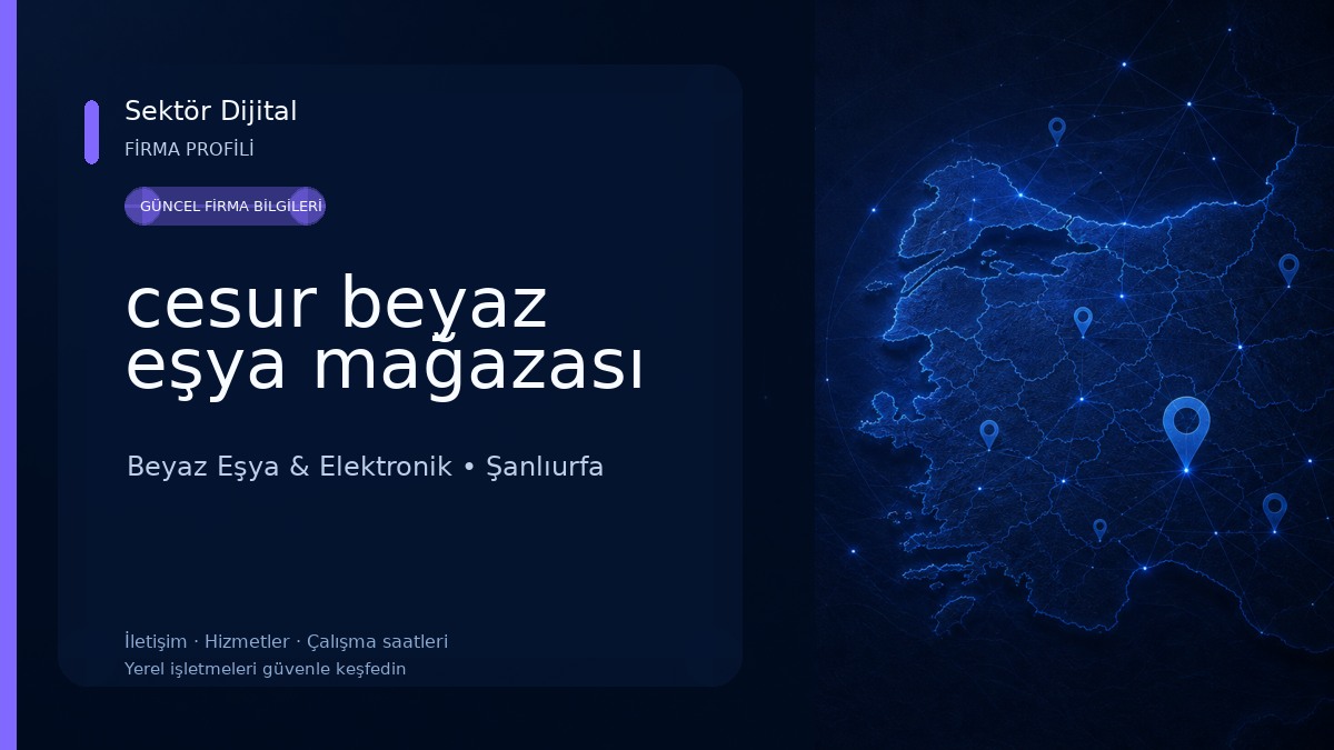 cesur beyaz eşya mağazası Beyaz Eşya & Elektronik