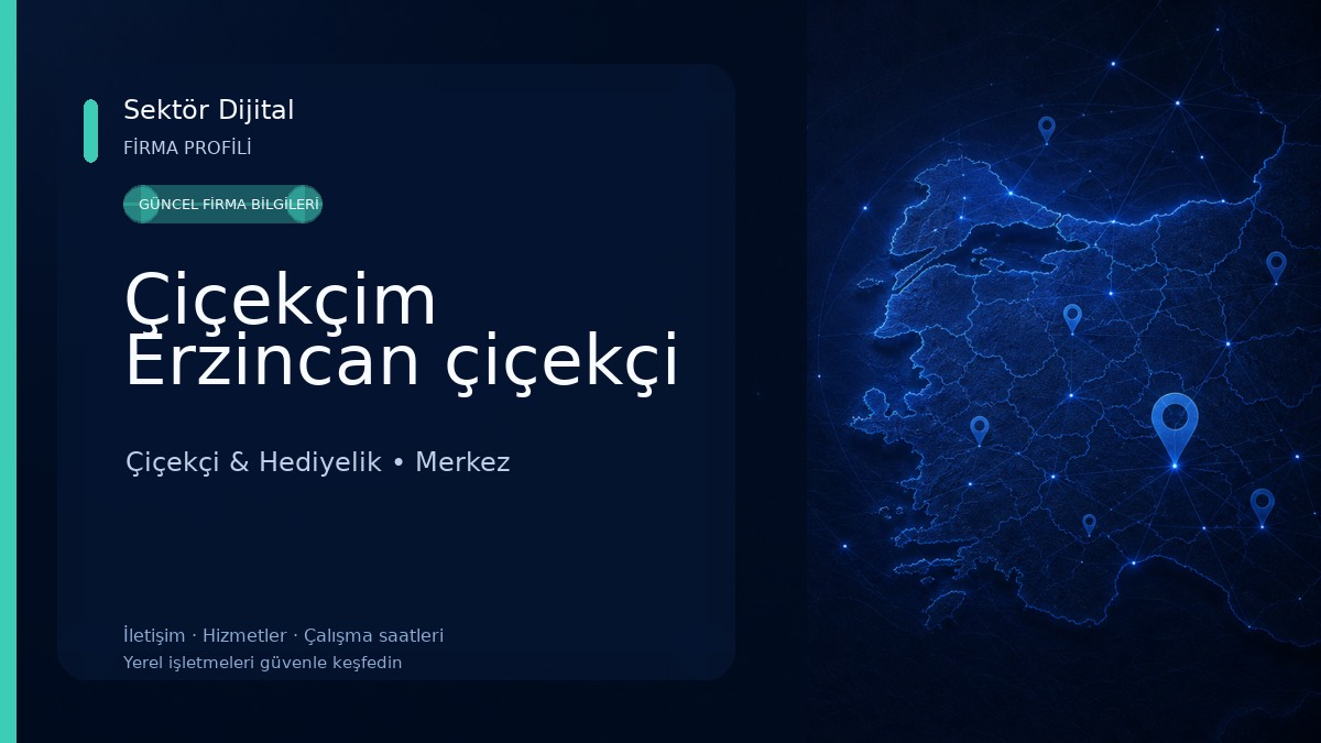 Çiçekçim Erzincan çiçekçi 