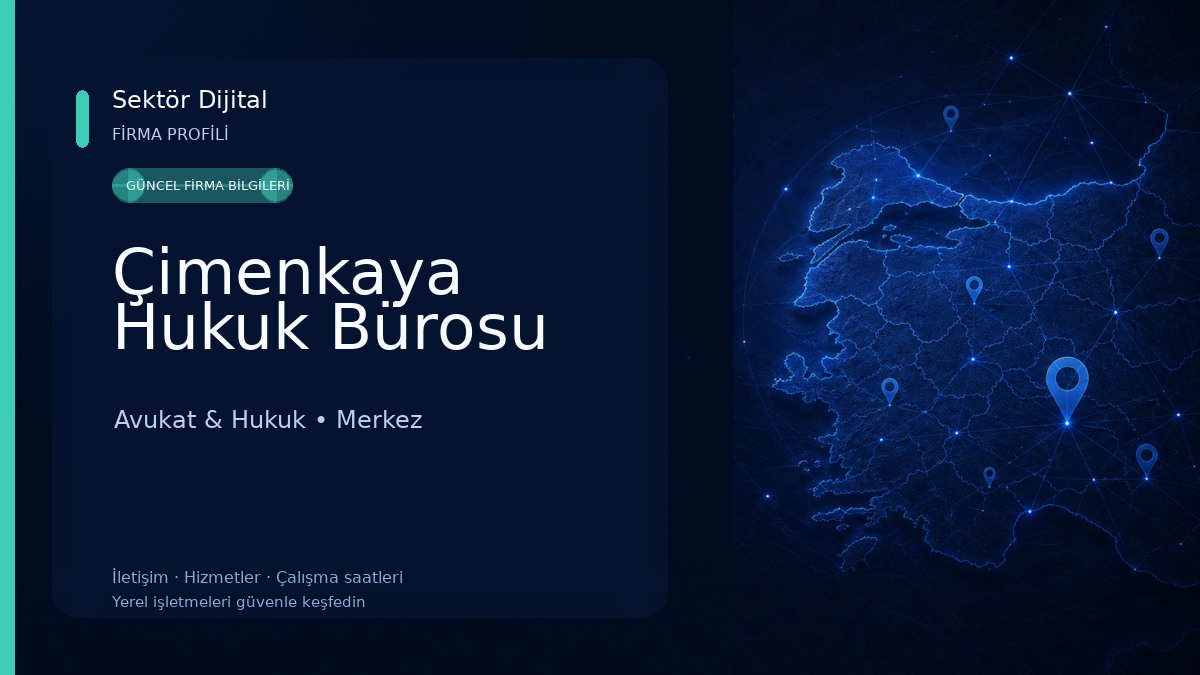 Çimenkaya Hukuk Bürosu Avukat & Hukuk