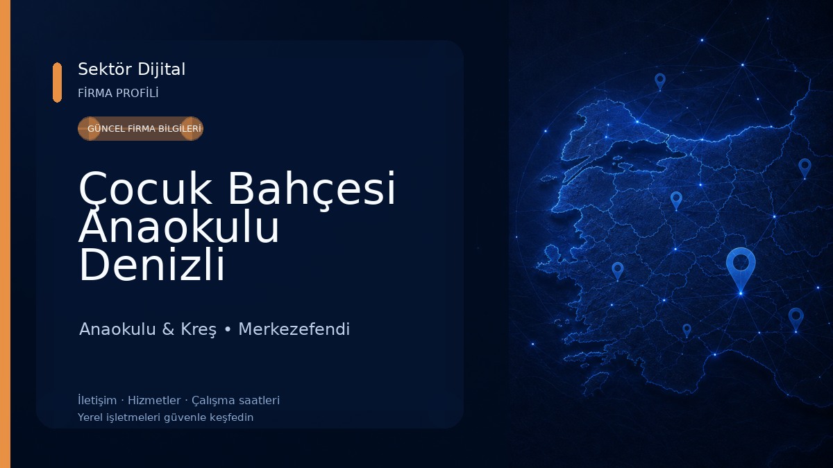 Çocuk Bahçesi Anaokulu Denizli Anaokulu & Kreş
