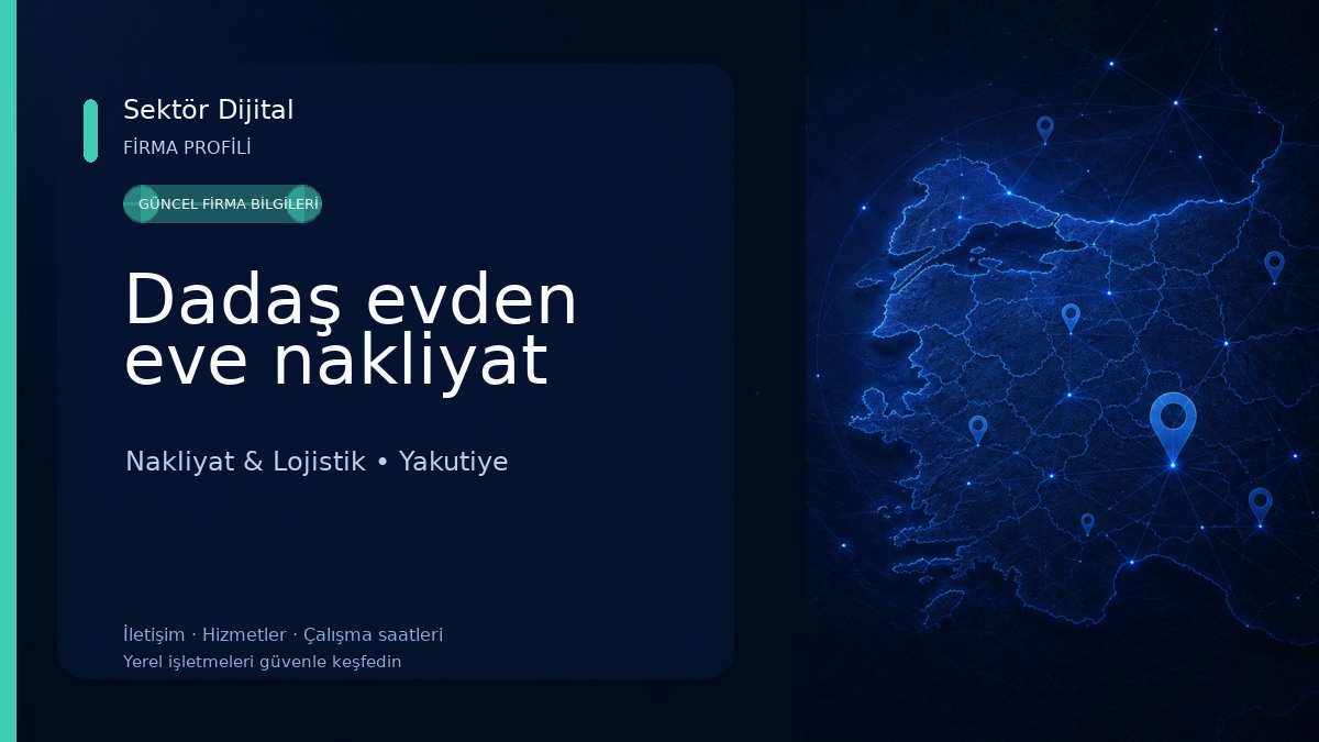 Dadaş evden eve nakliyat 