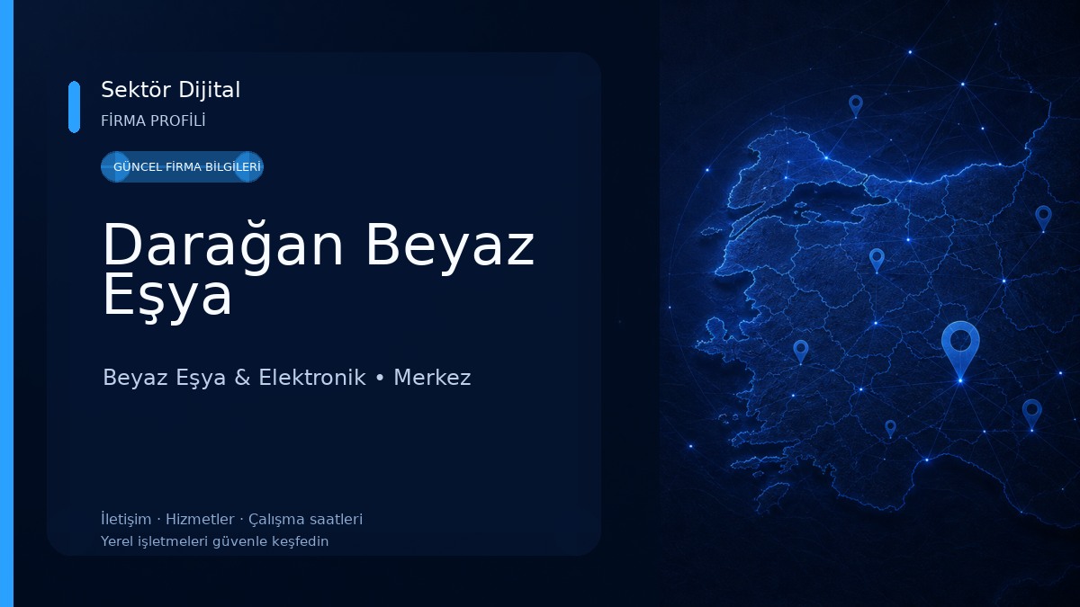 Darağan Beyaz Eşya Beyaz Eşya & Elektronik