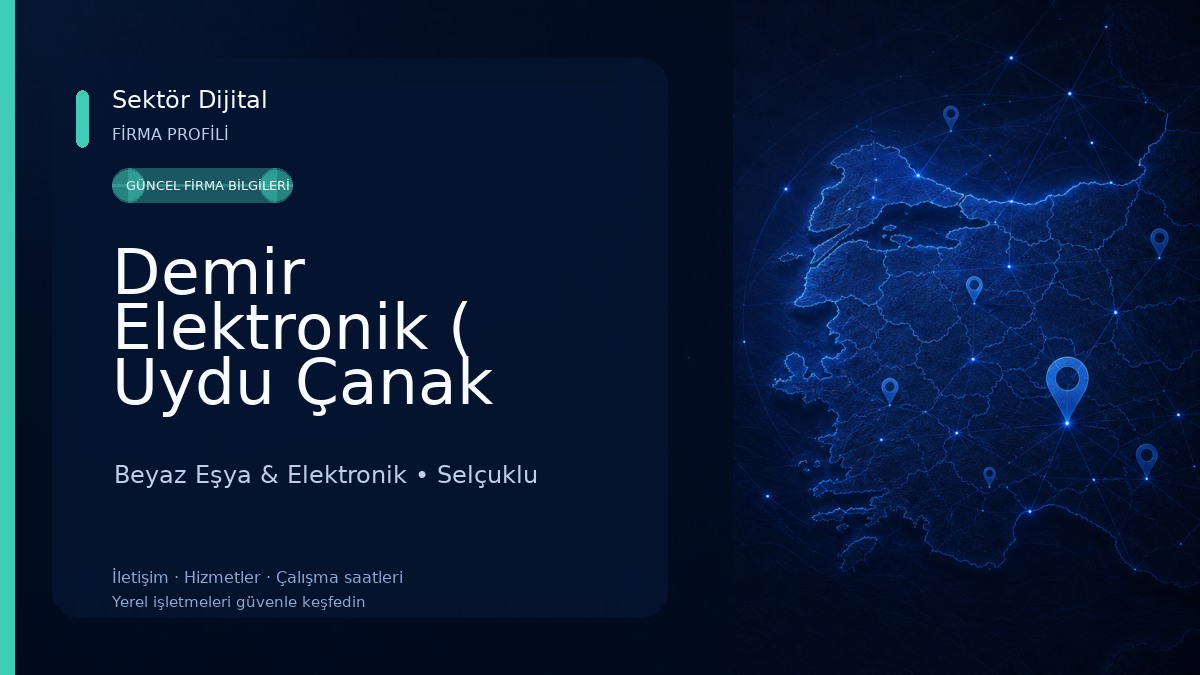 Demir Elektronik ( Uydu Çanak Anten Servisi ) Beyaz Eşya & Elektronik