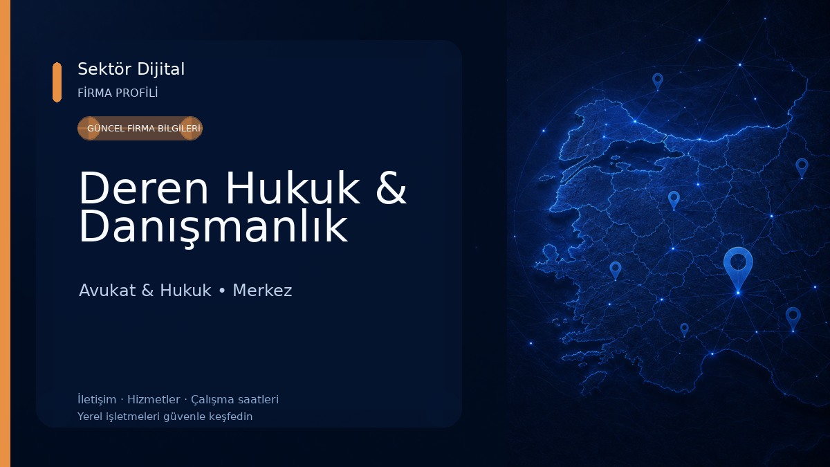 Deren Hukuk & Danışmanlık Avukat & Hukuk