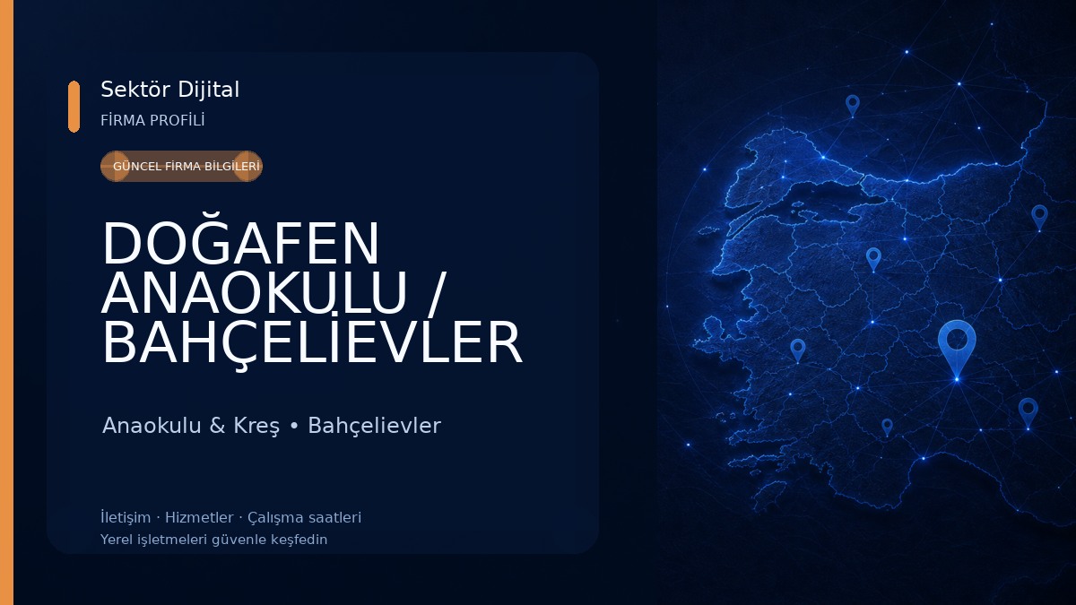 DOĞAFEN ANAOKULU / BAHÇELİEVLER Kreş-Yuva-Oyun Grupları