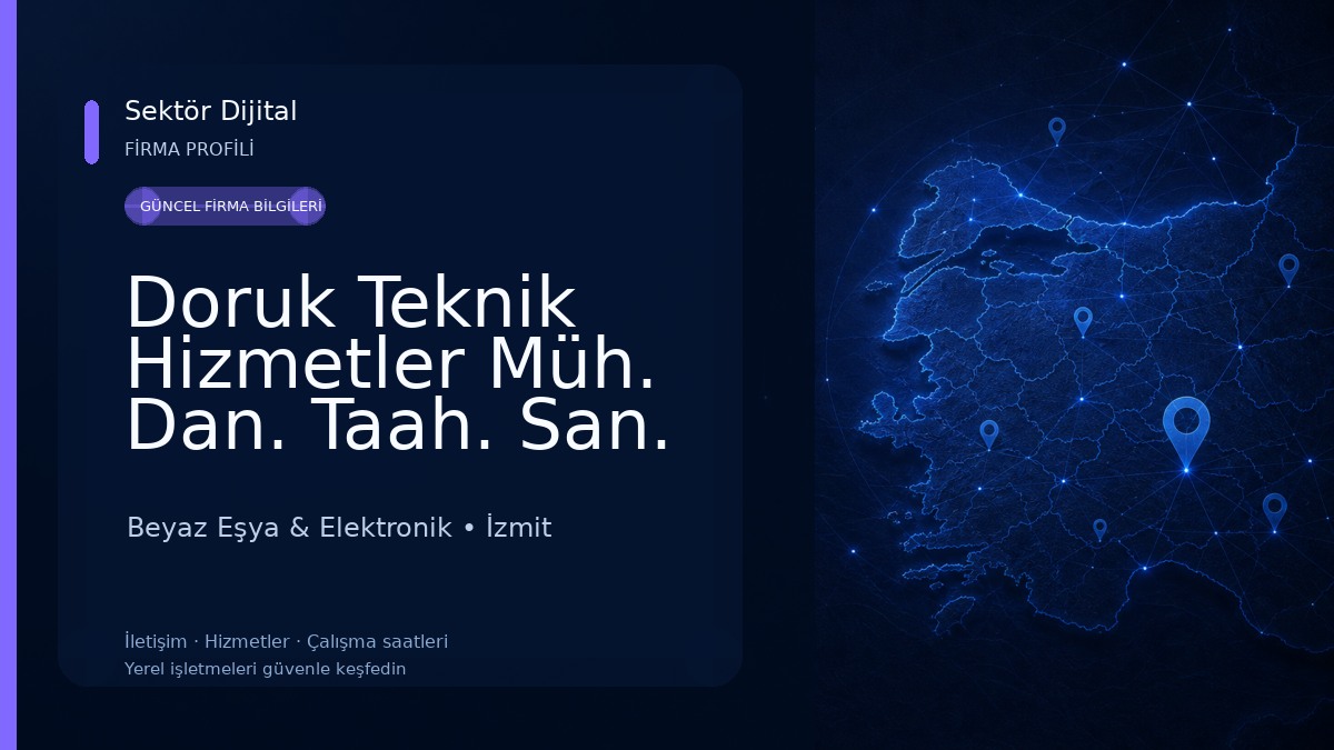 Doruk Teknik Hizmetler Müh. Dan. Taah. San. Tic. Ltd. Şti. Beyaz Eşya & Elektronik