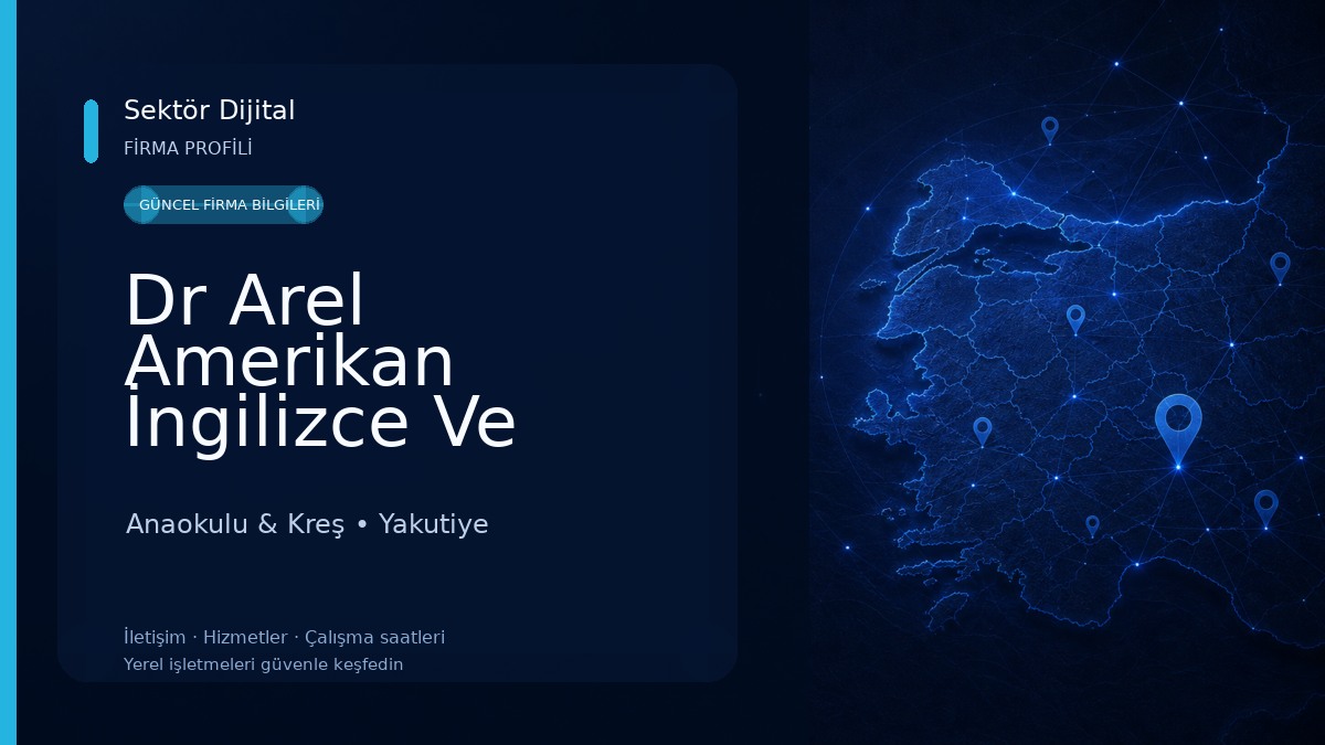 Dr Arel Amerikan İngilizce Ve Montessori Kreş