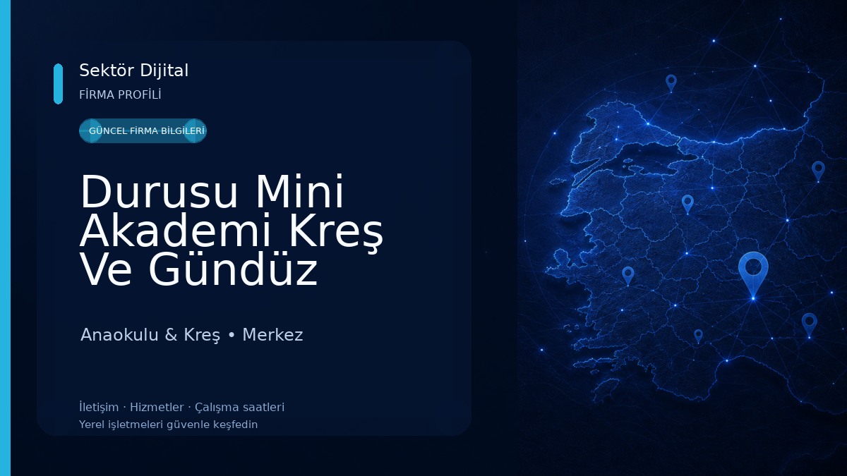 Durusu Mini Akademi Kreş Ve Gündüz Bakim Evi Anaokulu & Kreş