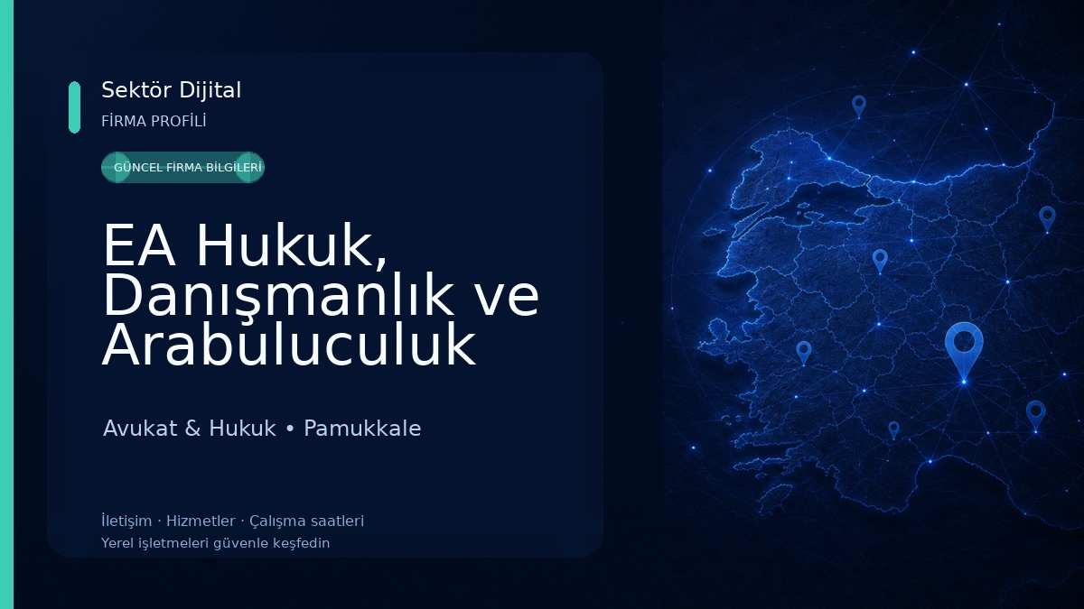 EA Hukuk, Danışmanlık ve Arabuluculuk Ofisi - Av. Emre ALICI 