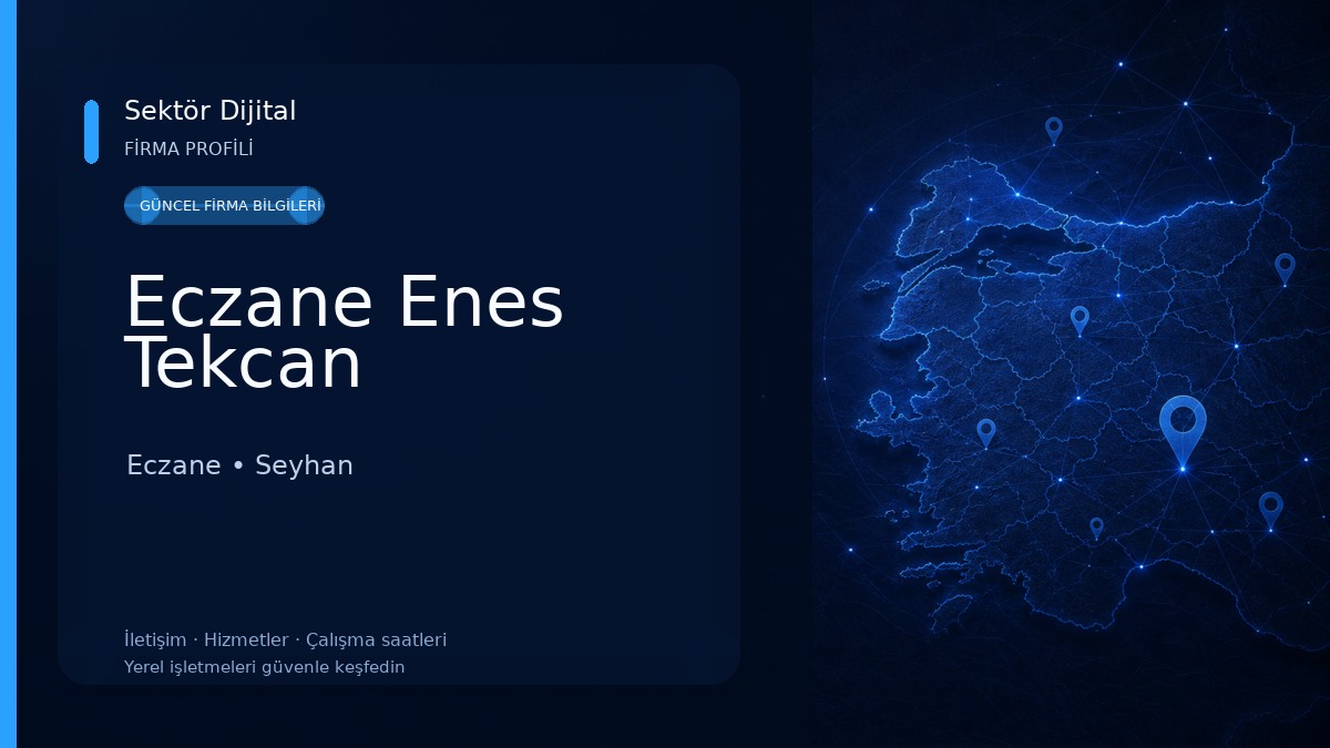Eczane Enes Tekcan Eczane
