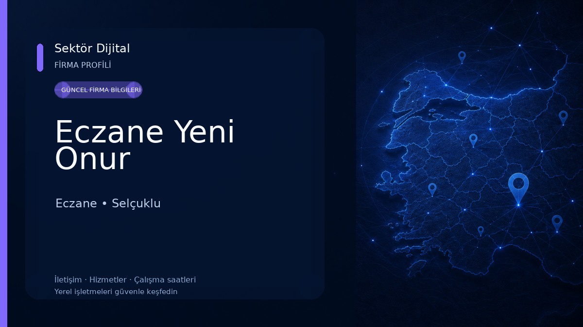 Eczane Yeni Onur Eczane